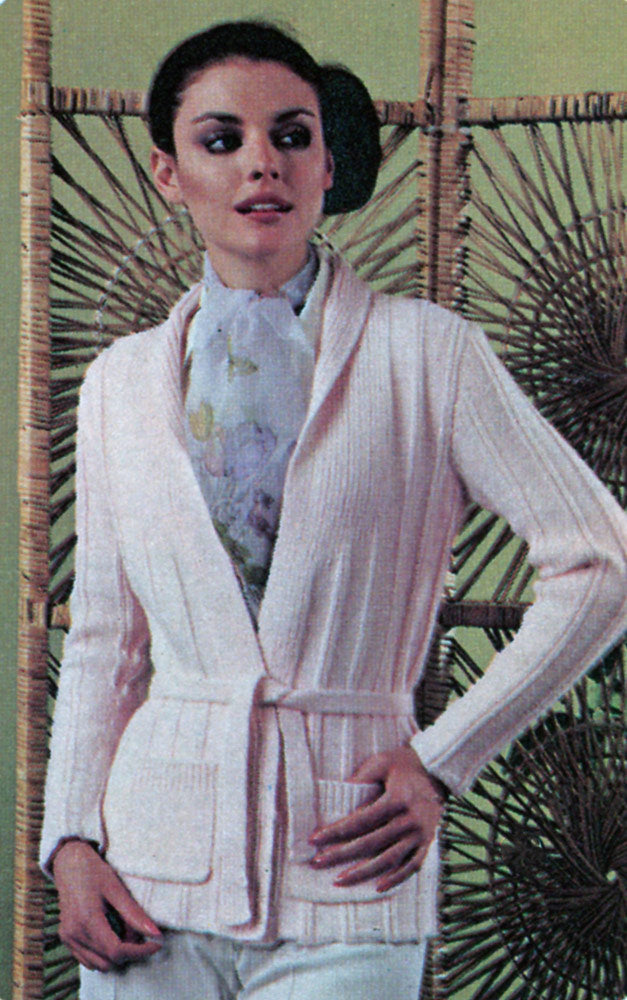 Ladies' Belted Wrap Jacket Pattern