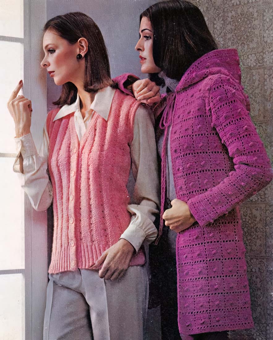 Patrón de chaqueta con capucha para mujer