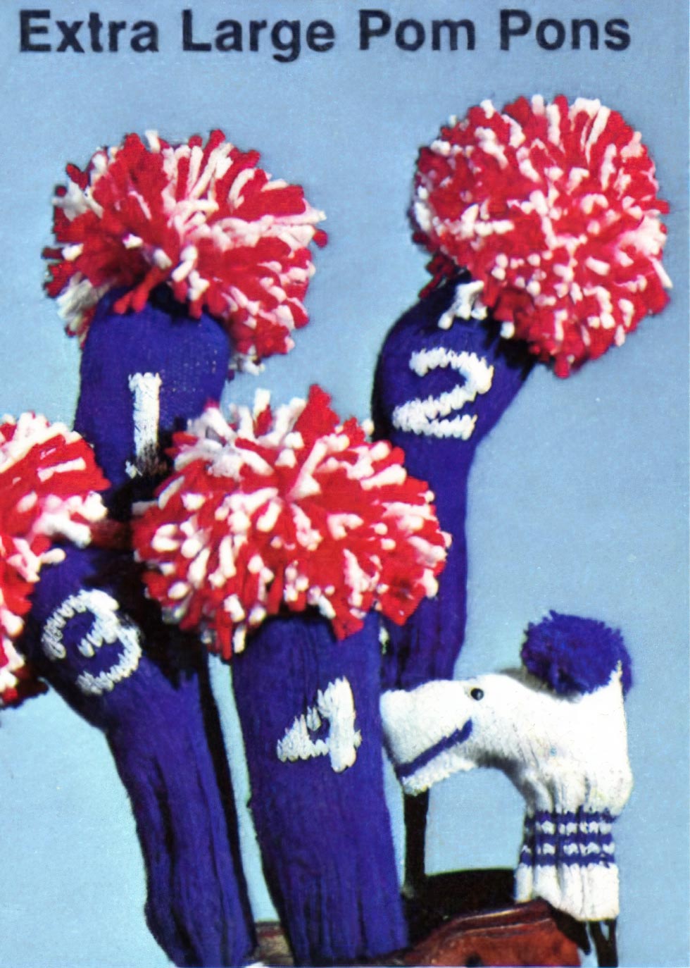 Golf Club Covers and Putter Pup Pattern