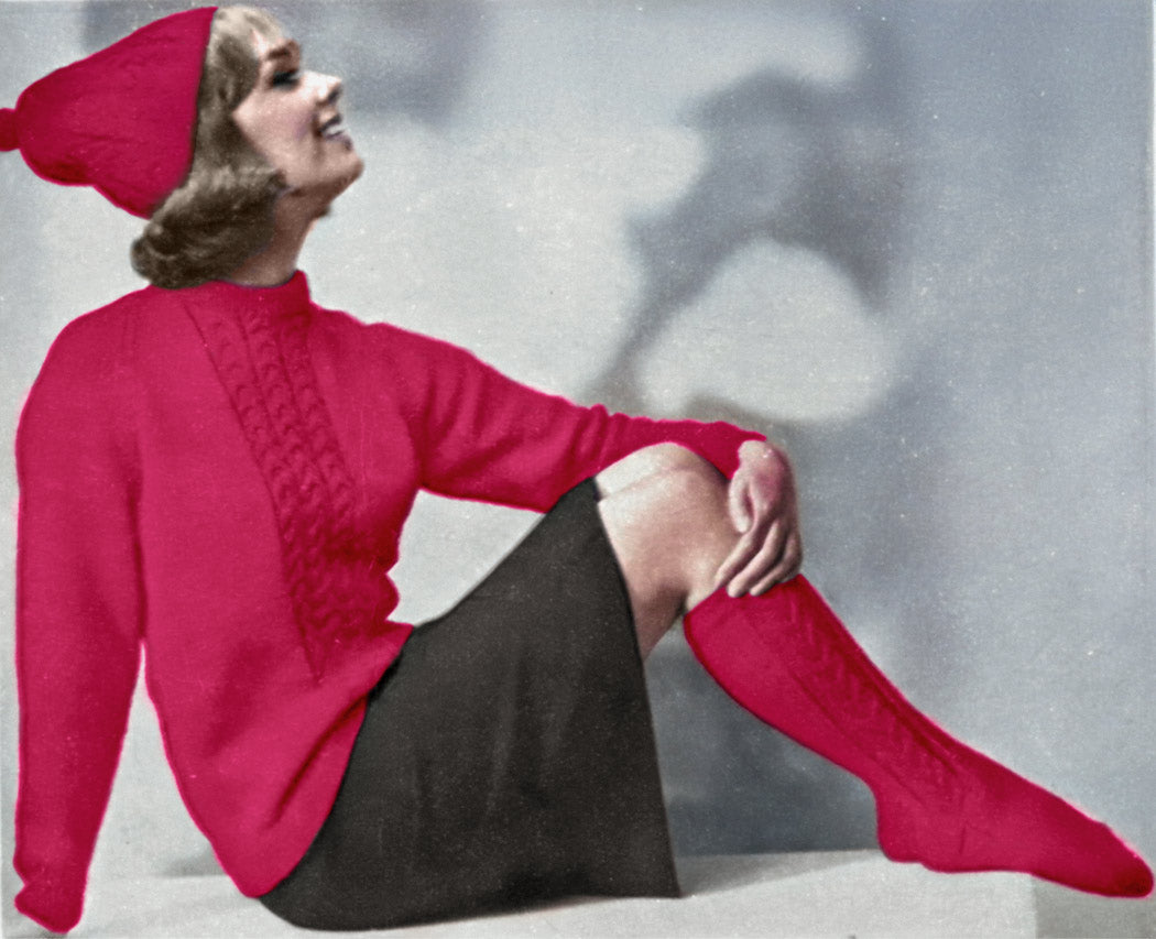 Pullover, Touque, and Stockings Pattern