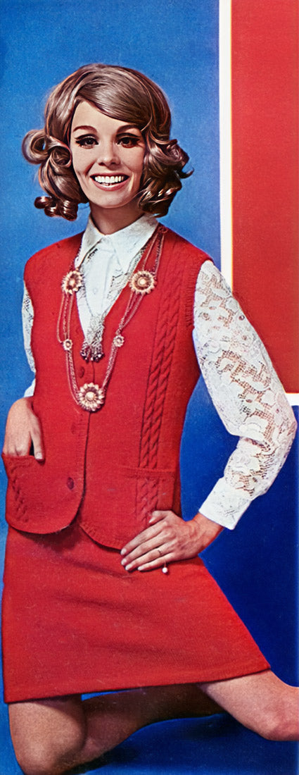 Patron de Weskit et de jupe pour femme