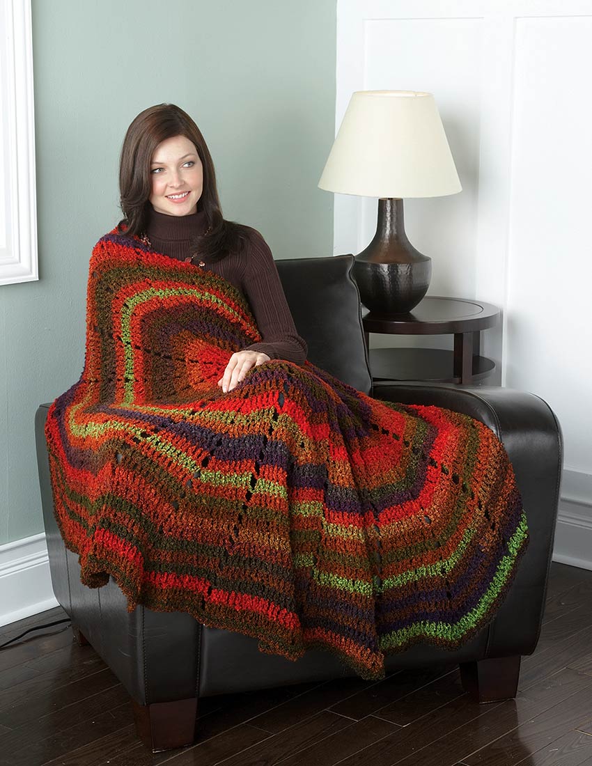 Color Burst Throw Pattern