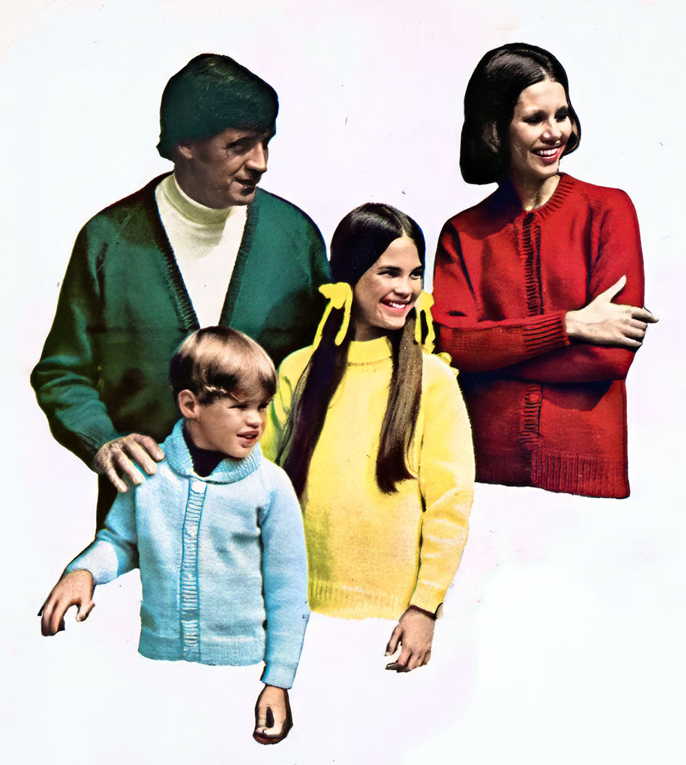 Toddler's Basic Cardigans and Pullovers Pattern