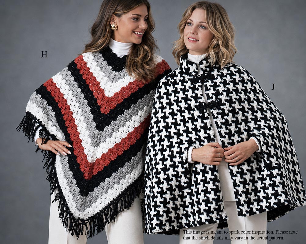 Houndstooth Cape Pattern