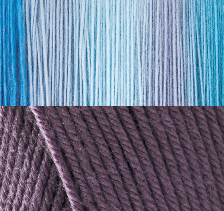 Snowscape Overlay Mosaic Blanket