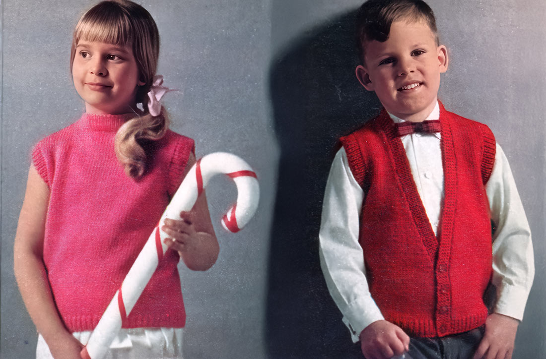 Children's Shells and Vest Pattern