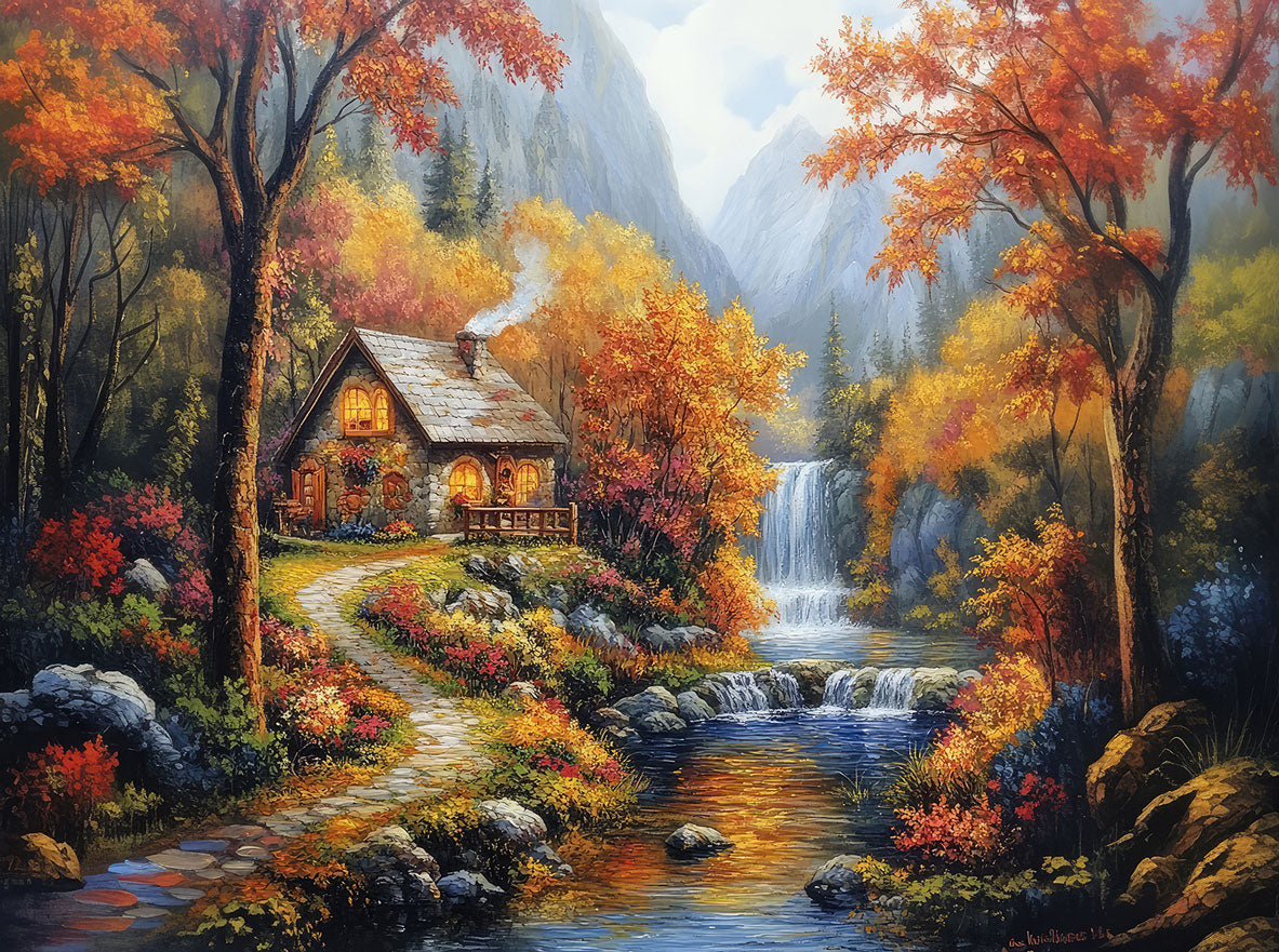 Fall Landscape Jigsaw Puzzle