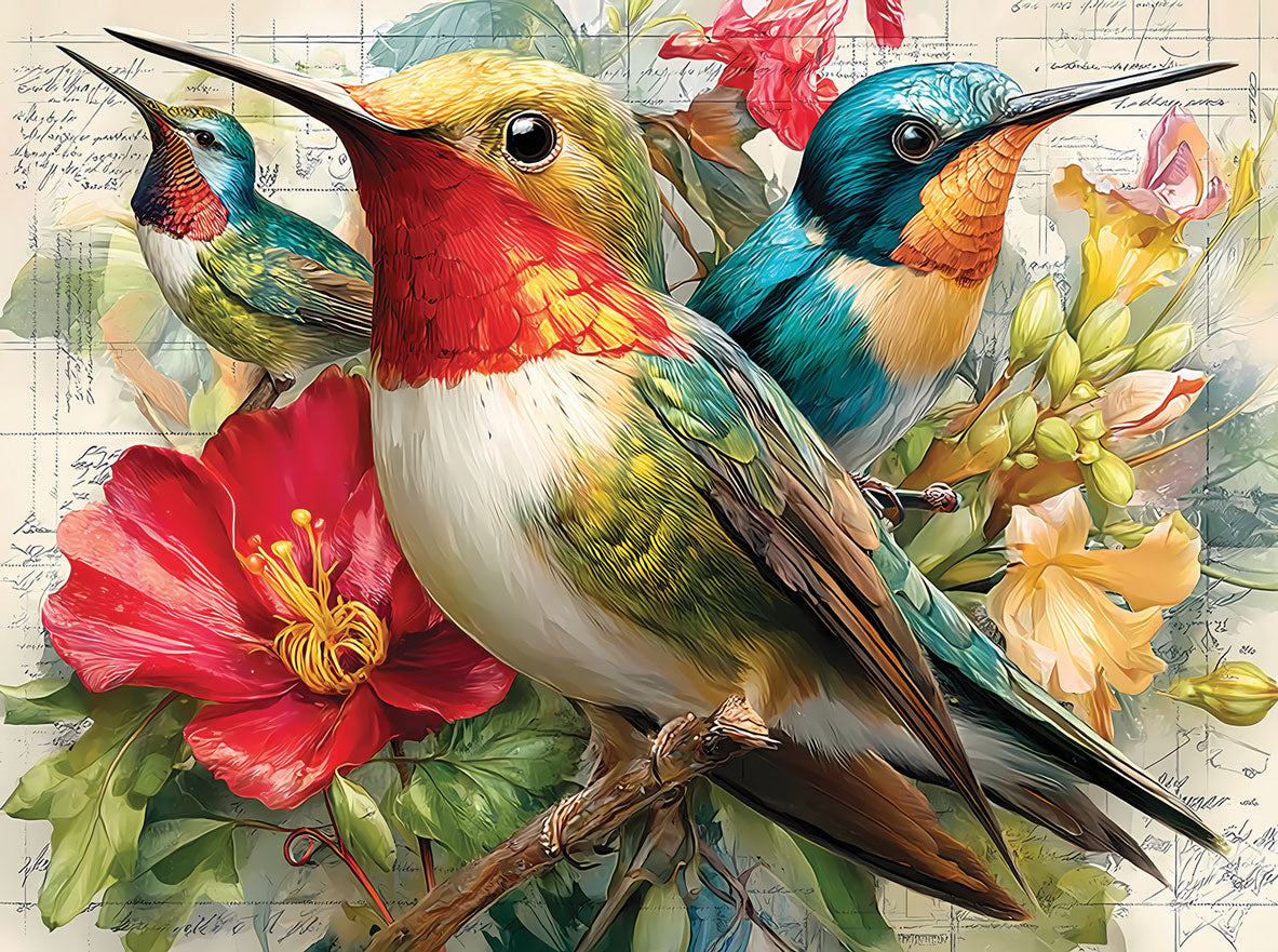 Birdsong & Botanical Jigsaw Puzzle