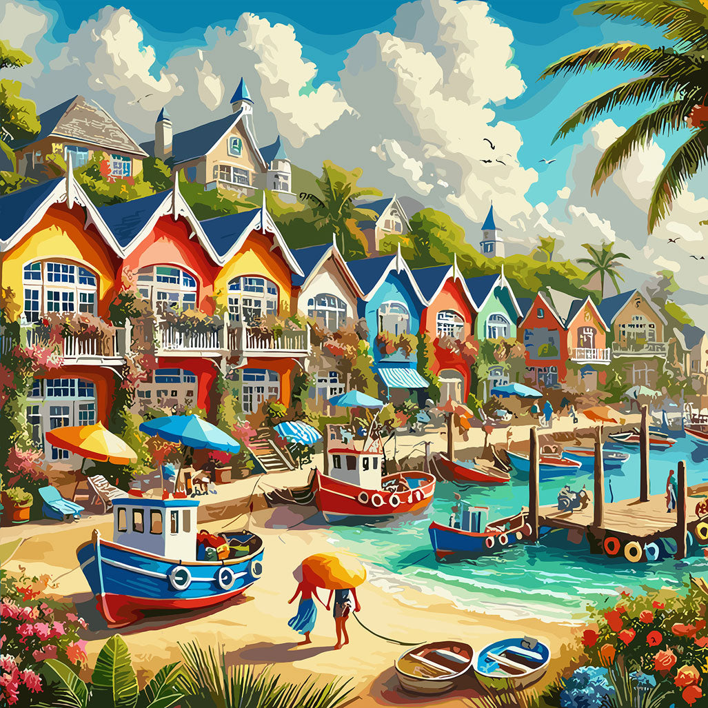 Coastal Kaleidoscope Jigsaw Puzzle