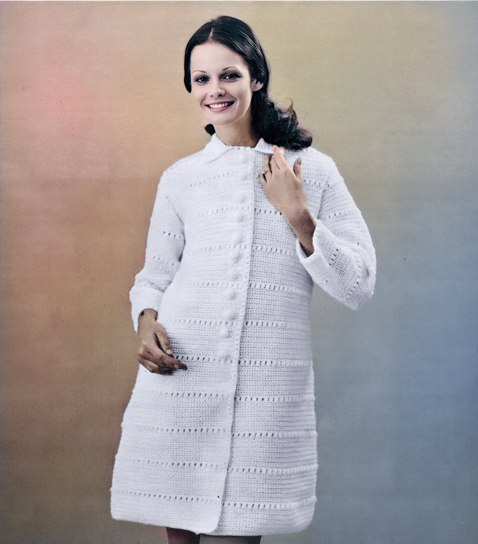 Ladies' Crochet Coat Pattern