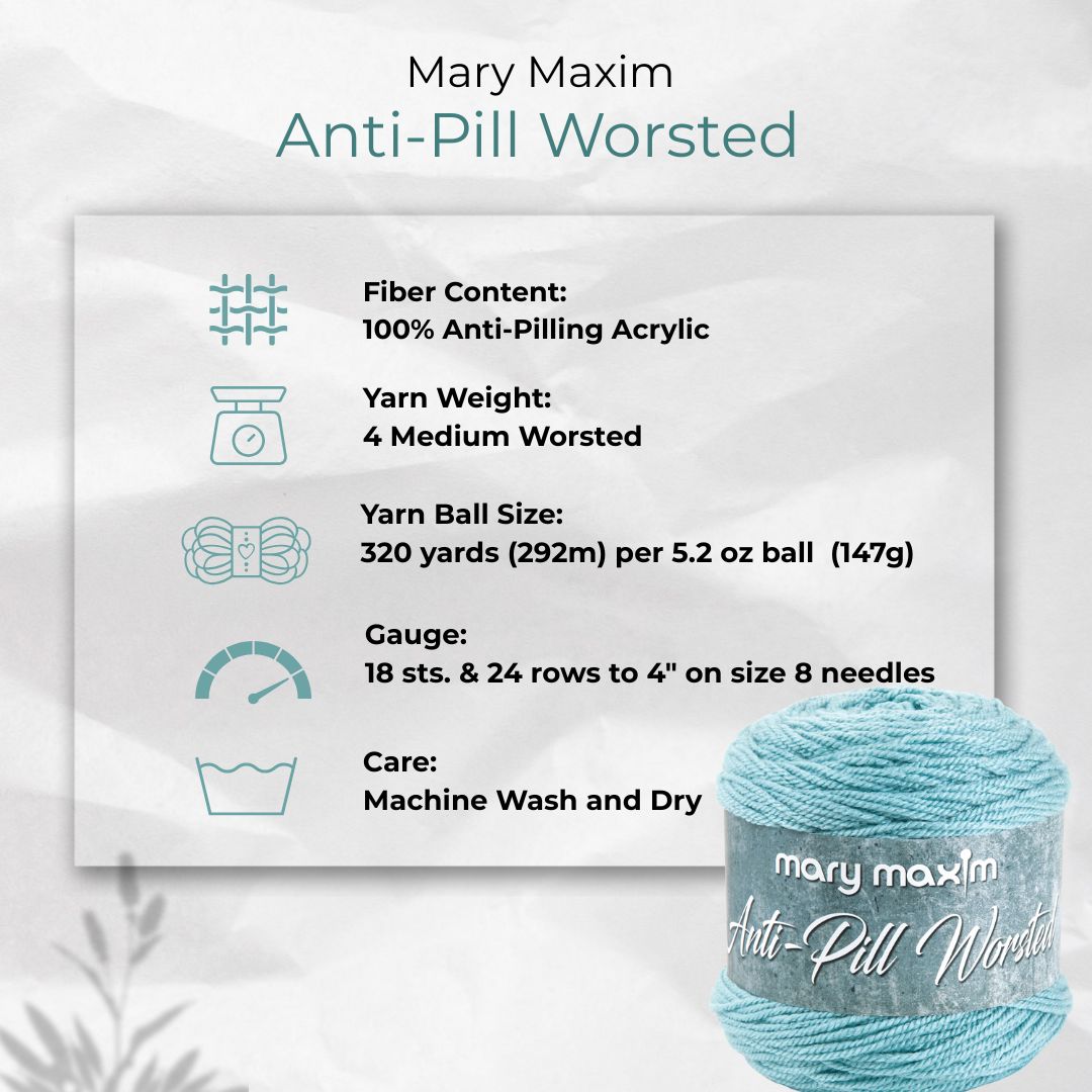 Mary Maxim Anti-Pill Worsted Yarn