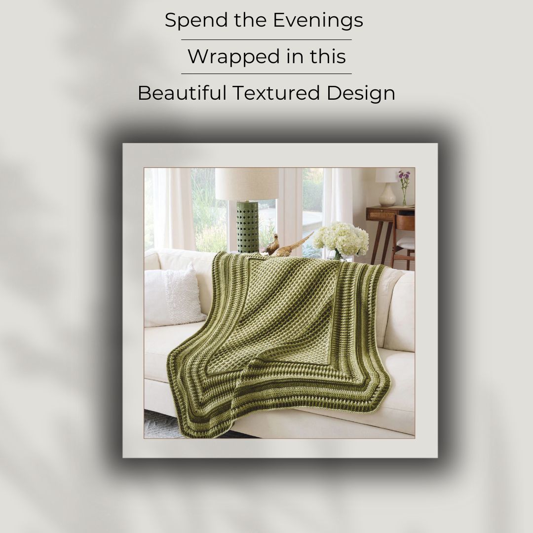 Unique Vibrato Crochet Throw