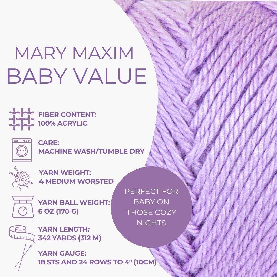 Mary Maxim Baby Value Yarn