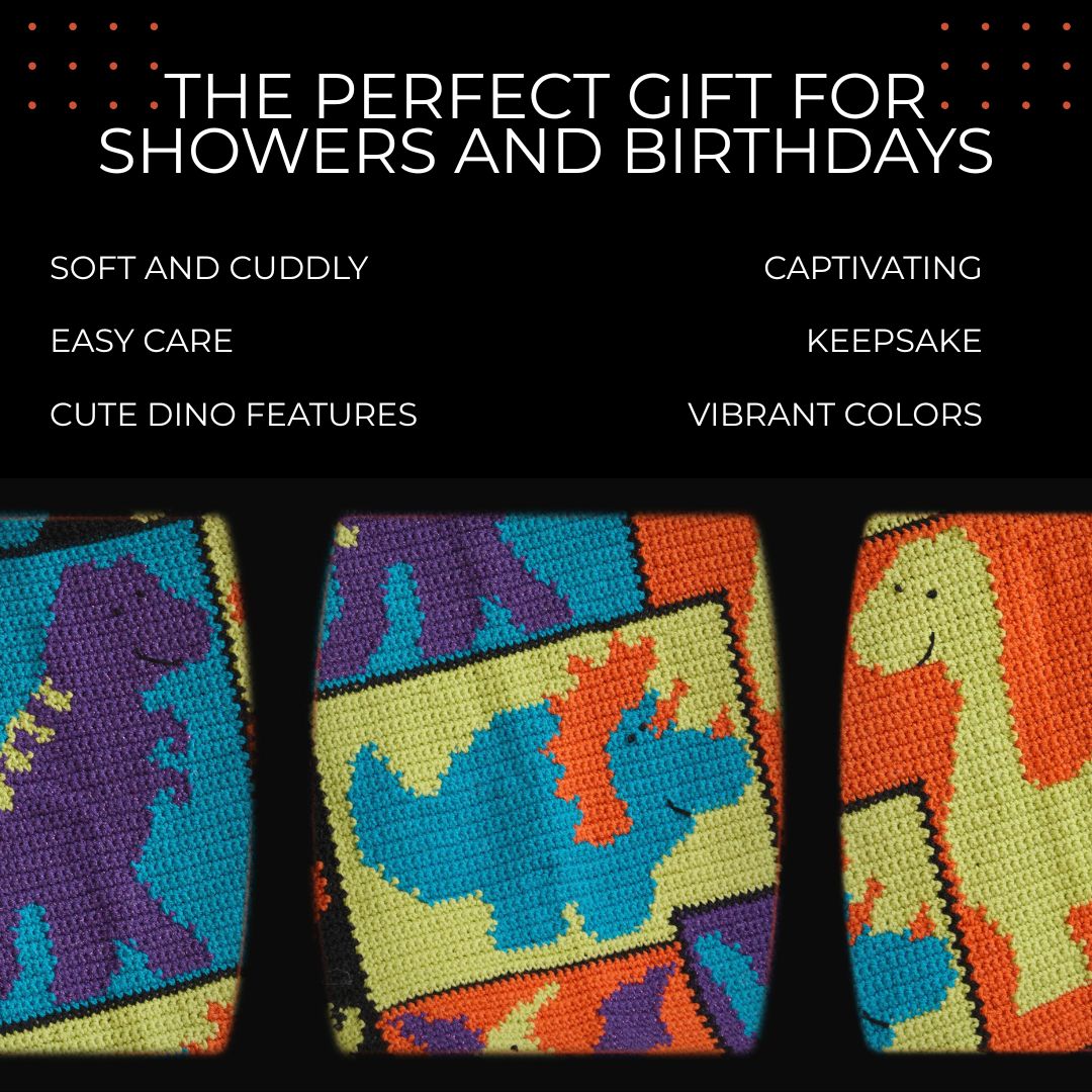 Dino Friends Toddler Blanket