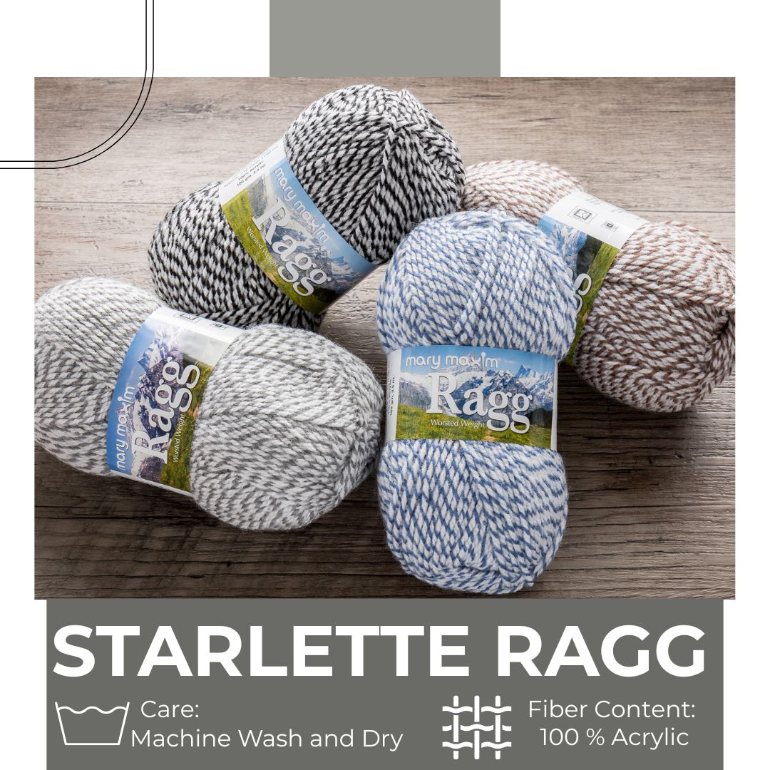 Mary Maxim Starlette Ragg Yarn