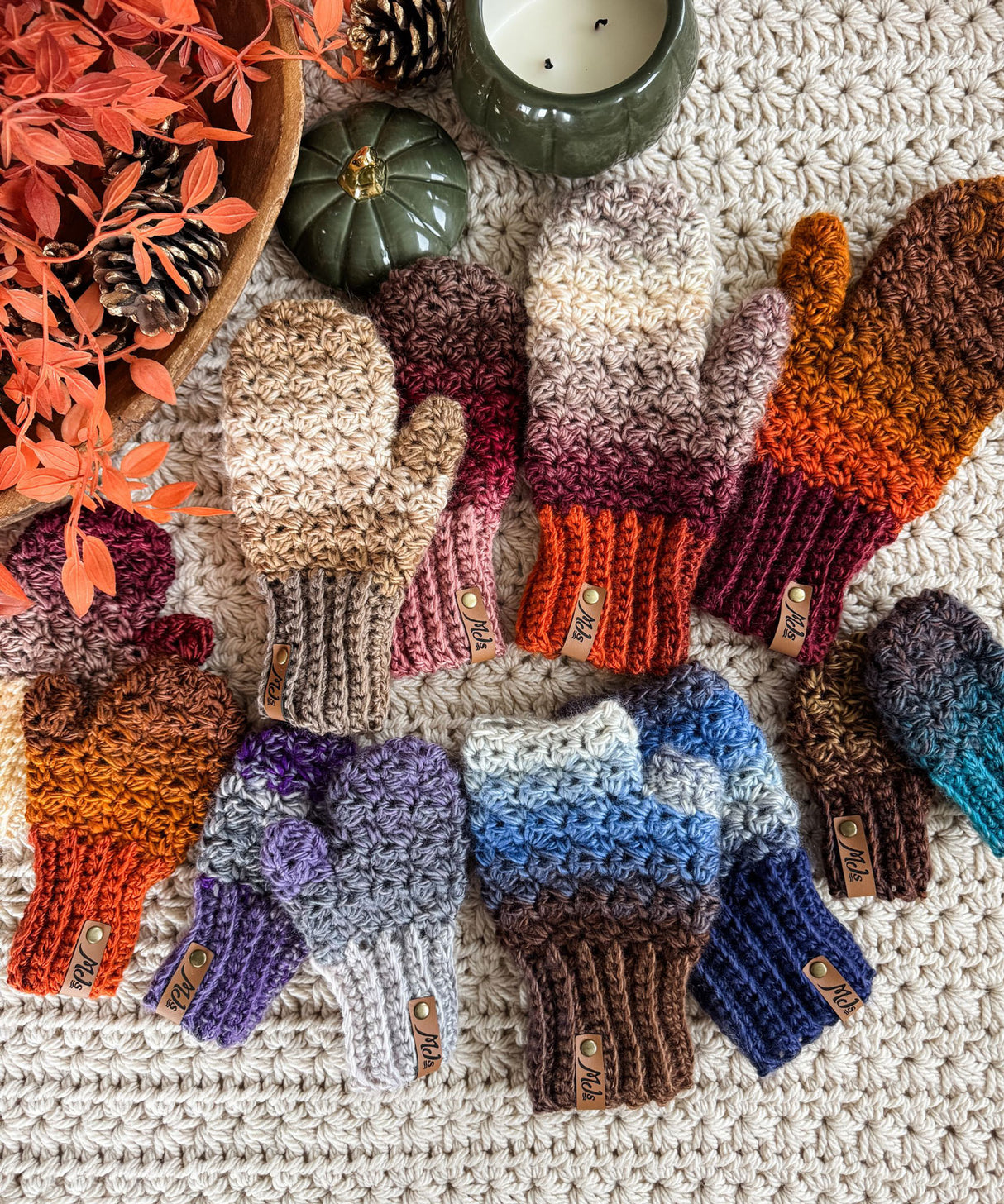 Suzette Mittens & Fingerless Gloves