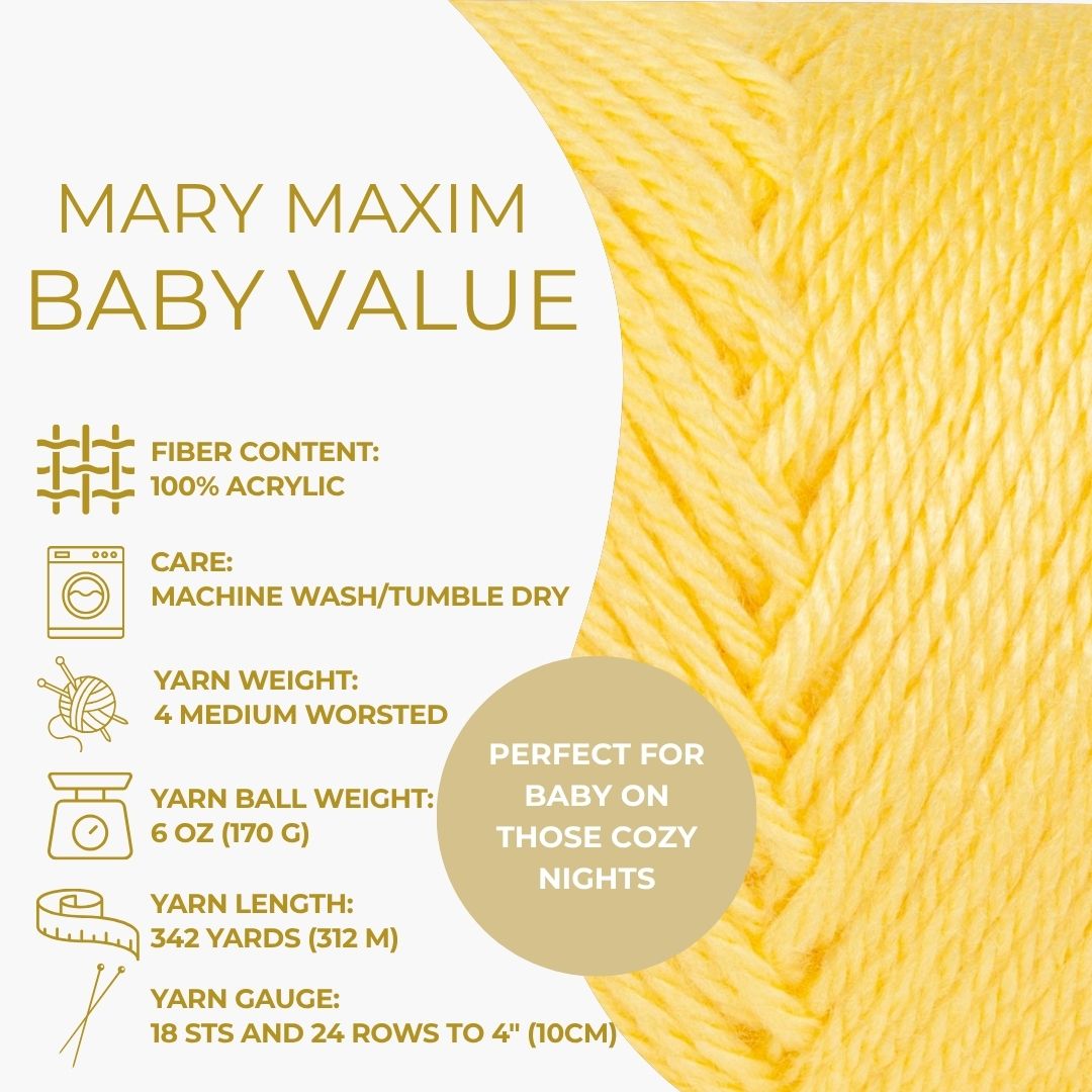 Mary Maxim Baby Value Yarn