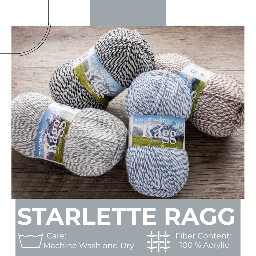 Mary Maxim Starlette Ragg Yarn