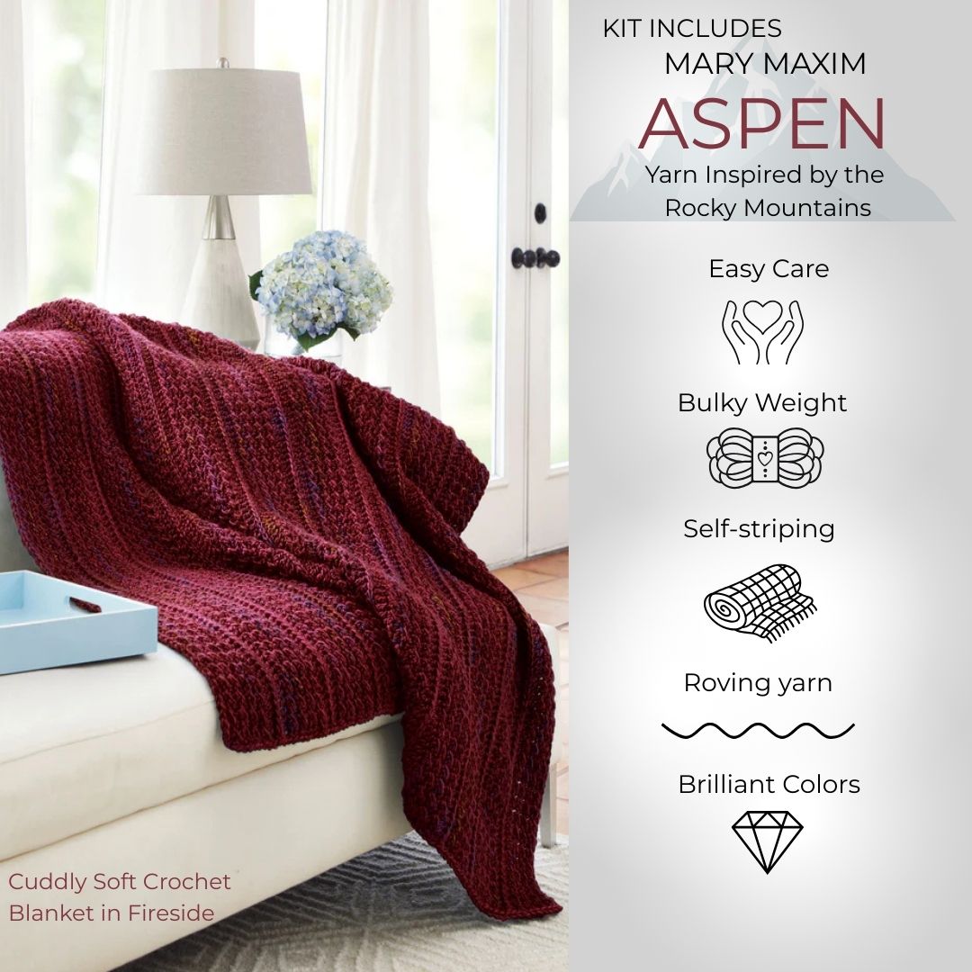 Couverture au crochet douce et câline