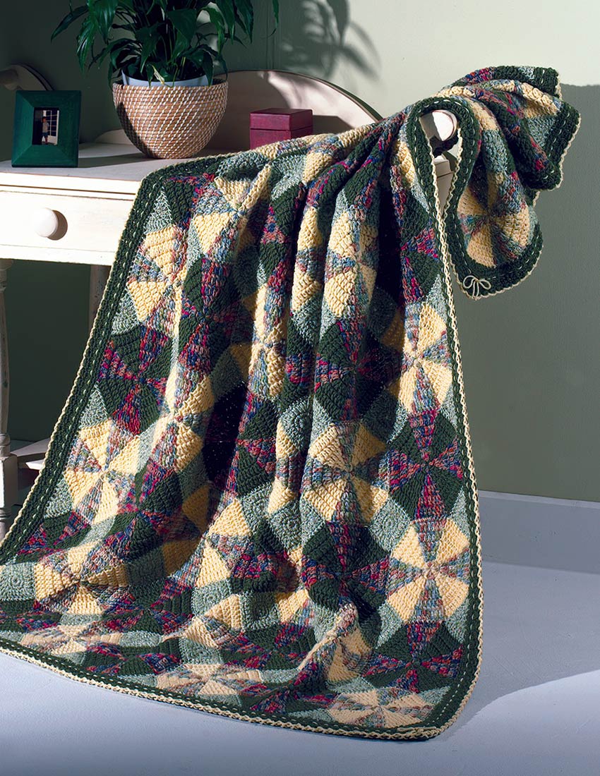 Patrón afgano de molinete