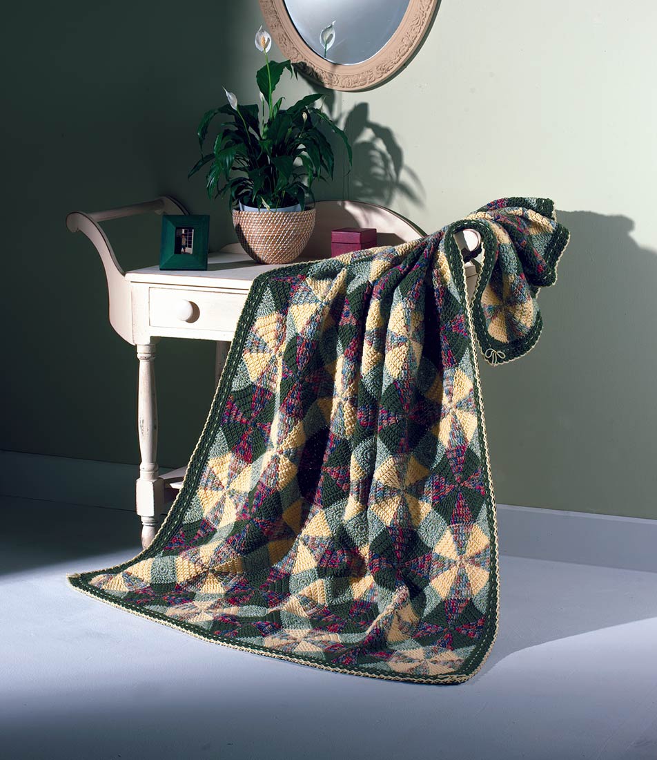 Patrón afgano de molinete