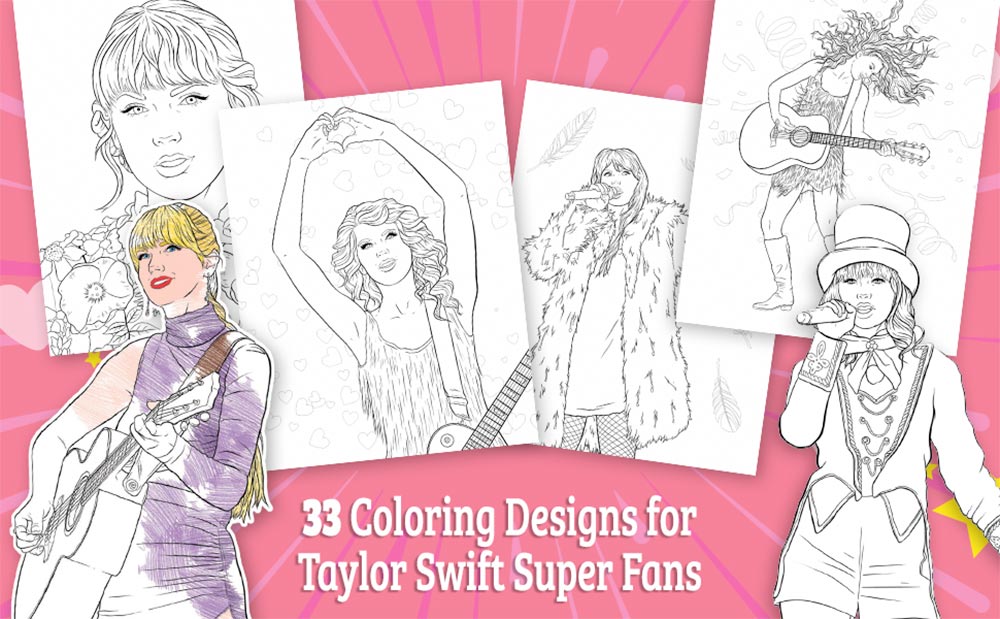 Super FAN-tastic Taylor Swift Coloring and Activity Book