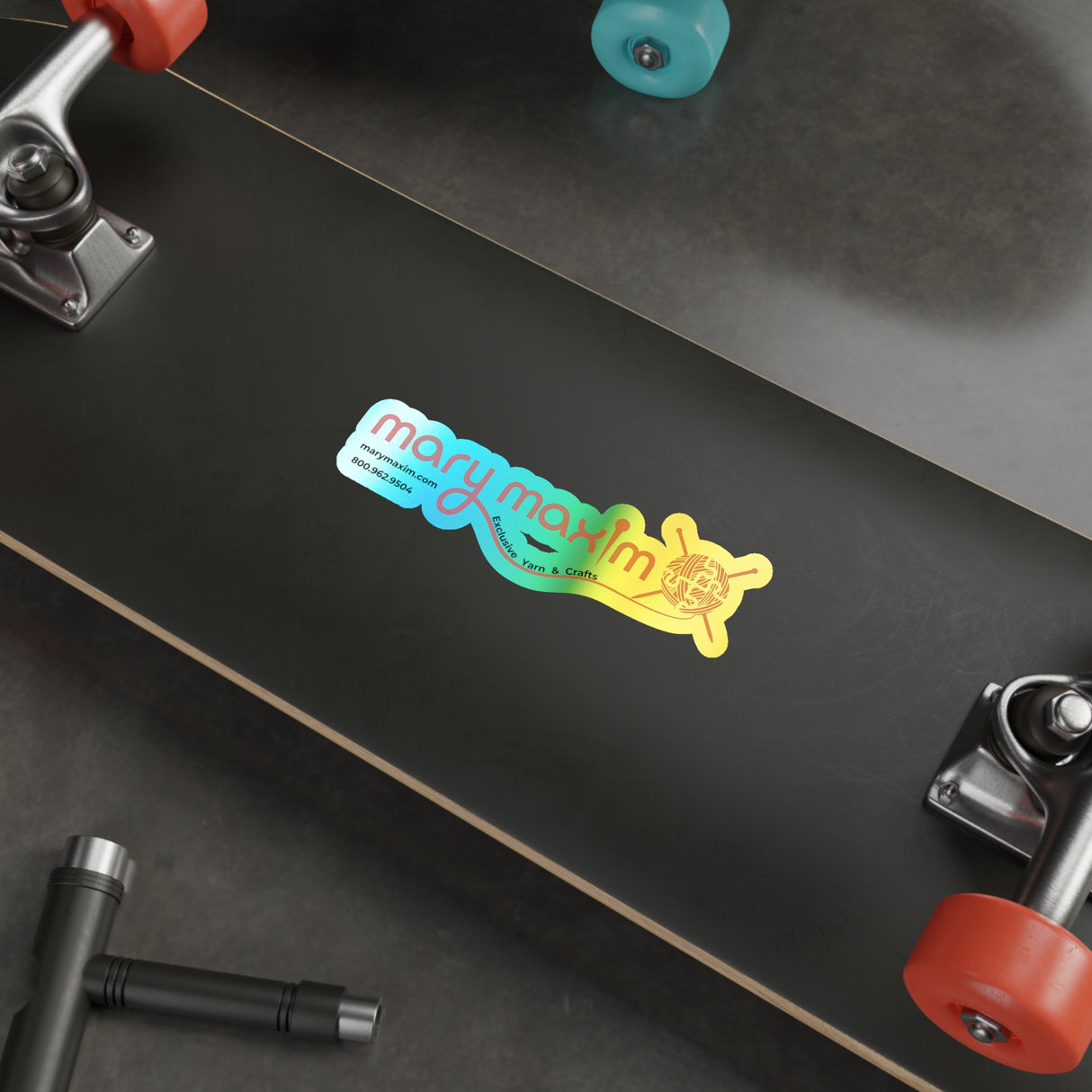 Mary Maxim Holographic Die-cut Sticker