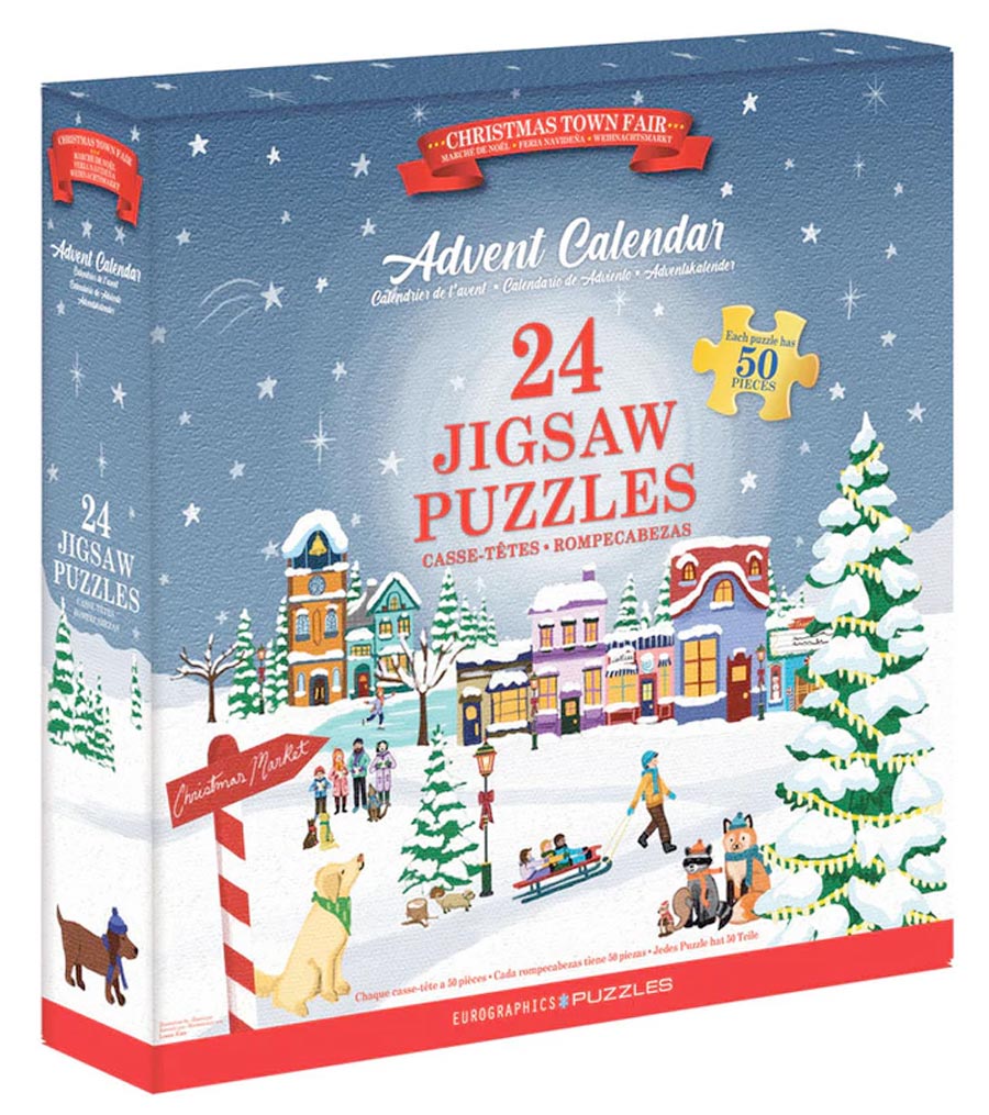 Christmas Town Fair Advent Calendar Puzzles