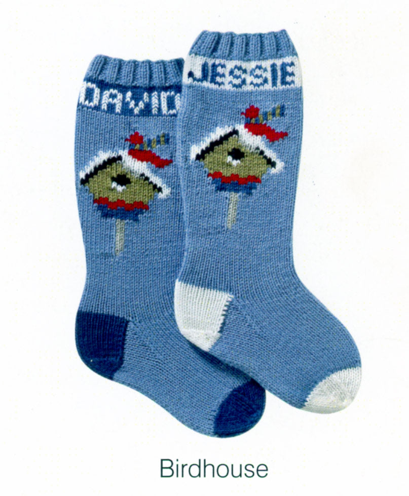 Patrón de medias de pajarera