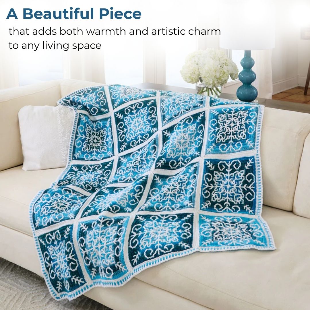 Winterfrost Crochet Afghan