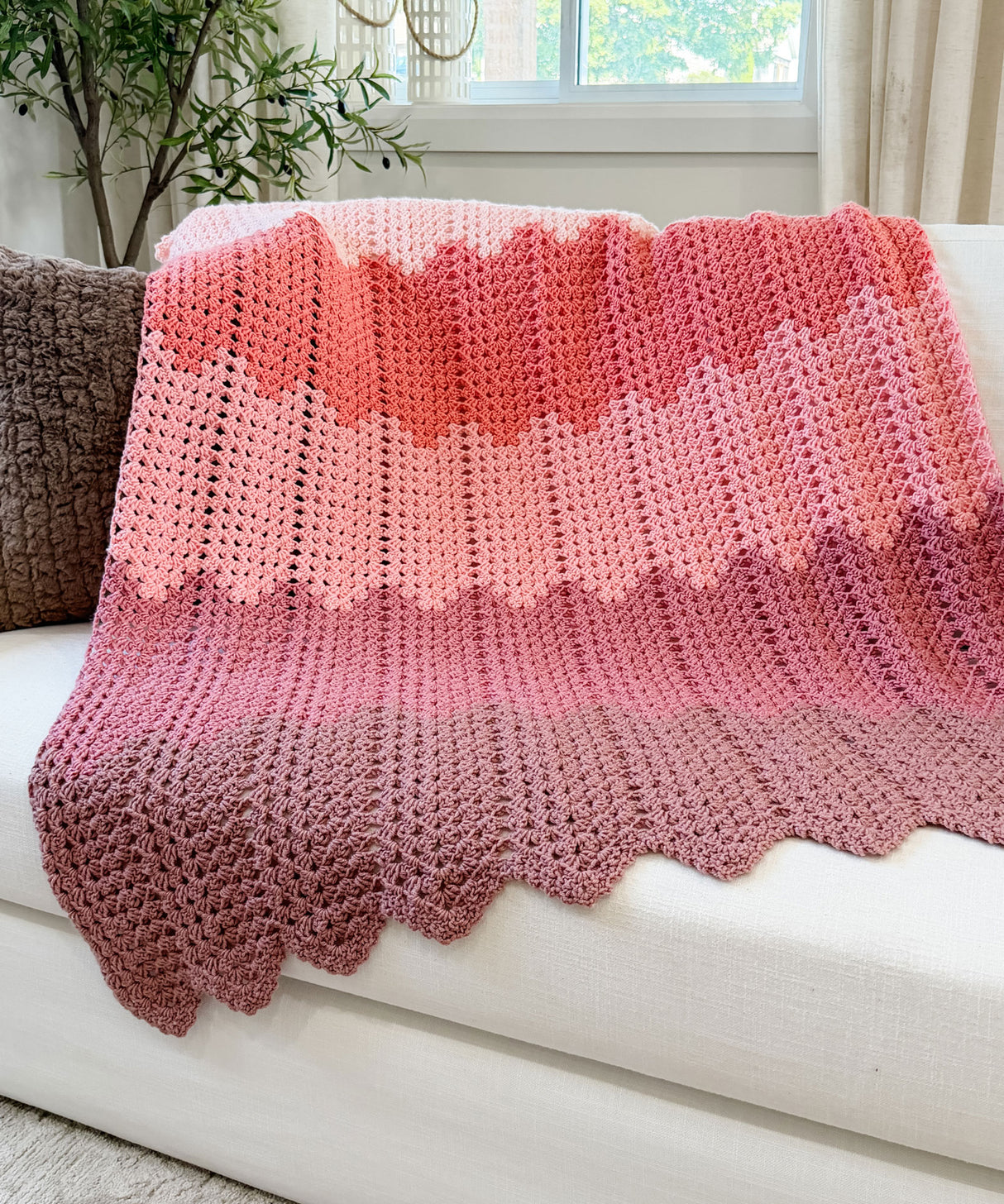 Timeless Granny Ripple Blanket