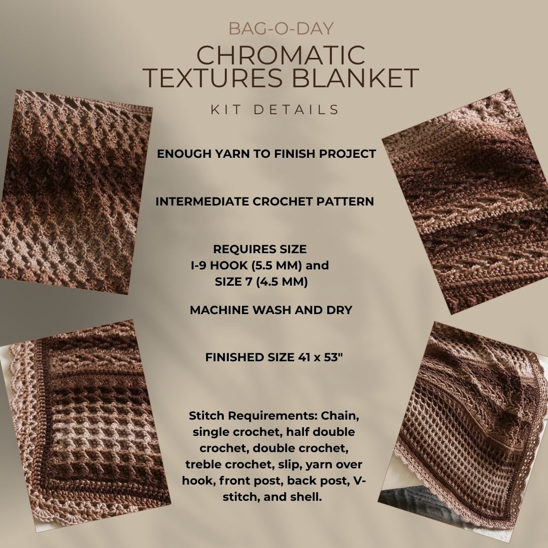 Chromatic Textures Blanket