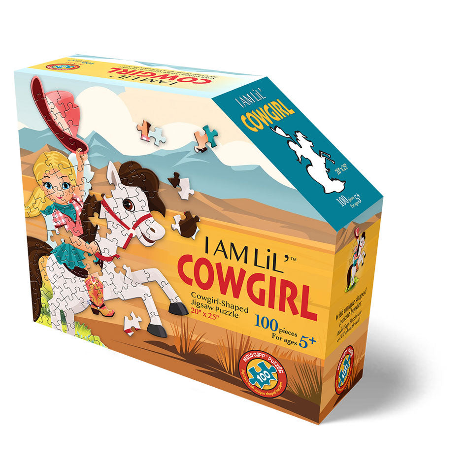 I Am Lil' Cowgirl Shaped Jigsaw Puzzle