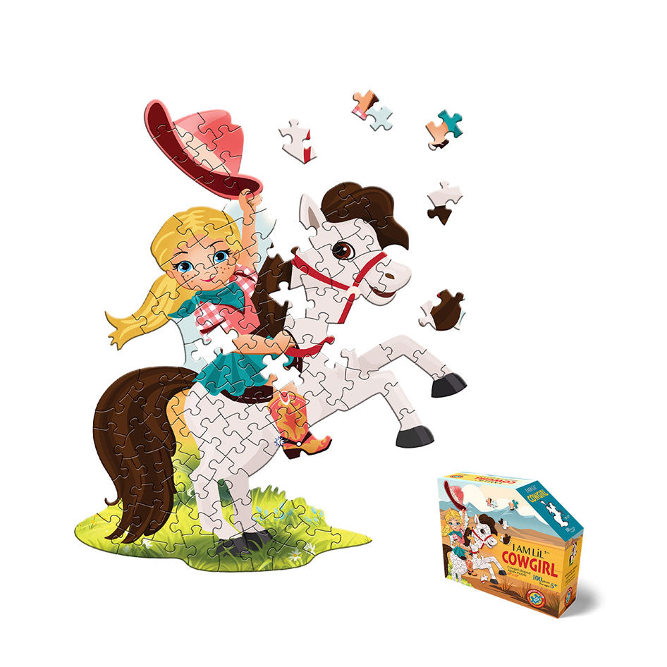 I Am Lil' Cowgirl Shaped Jigsaw Puzzle