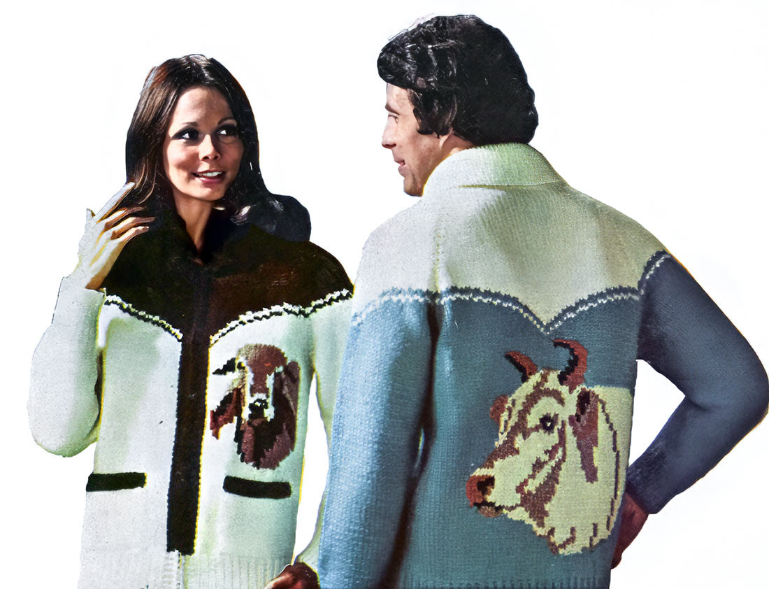 Patrón de cárdigan Brahma o Charolais para mujer o joven