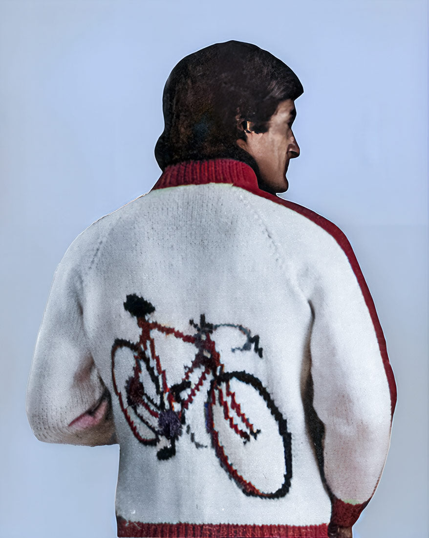 Cárdigan para mujer o joven - Patrón de bicicleta