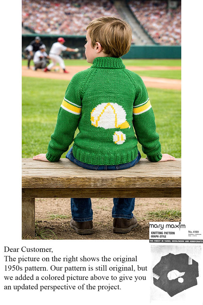 Baseball Cardigan Pattern