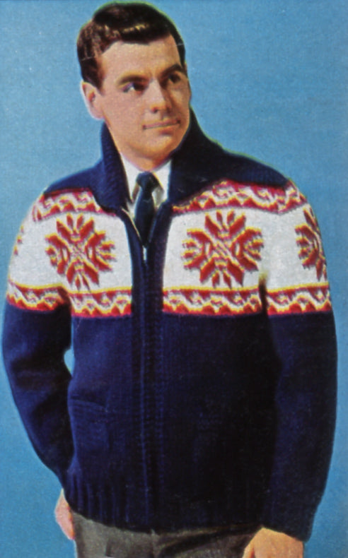 Ladies' or Youth Northern Stars Cardigan Pattern