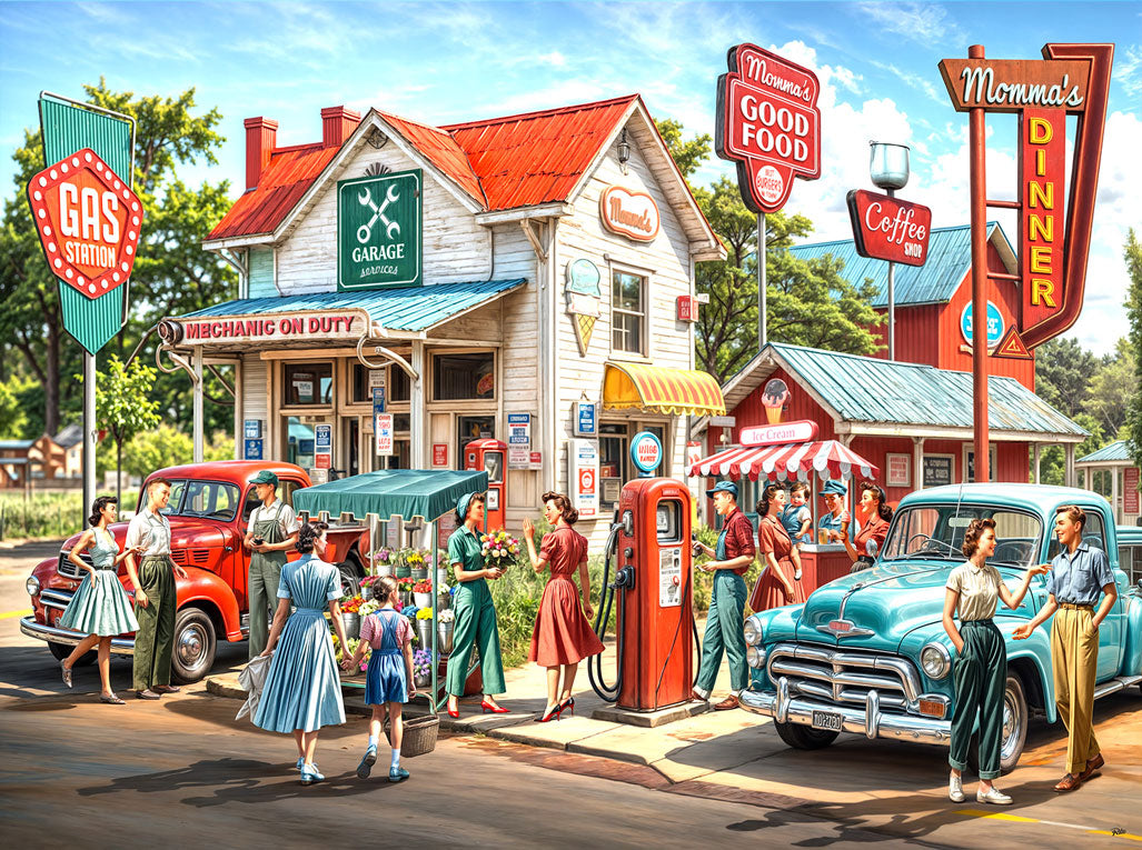 Vintage Station Jigsaw Puzzle