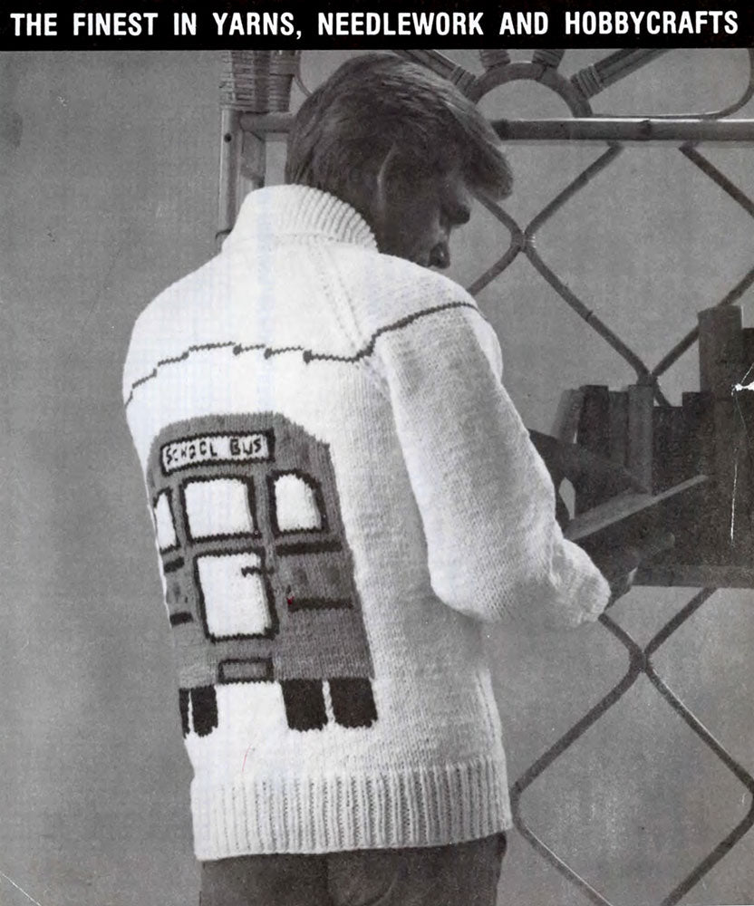 School Bus Cardigan Pattern