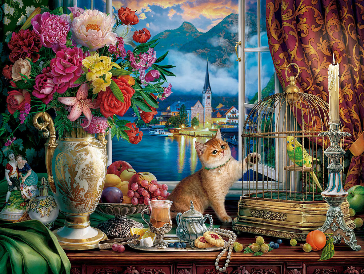 Cat Still Life Jigsaw Puzzle