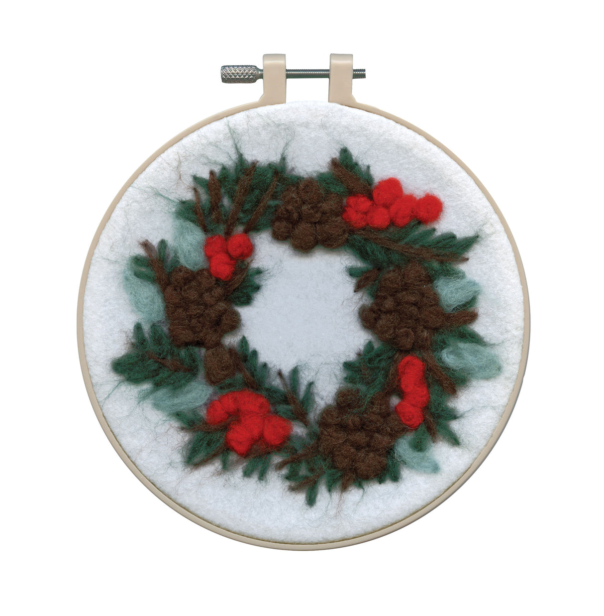Wreath Needle Felting Hoop Kit