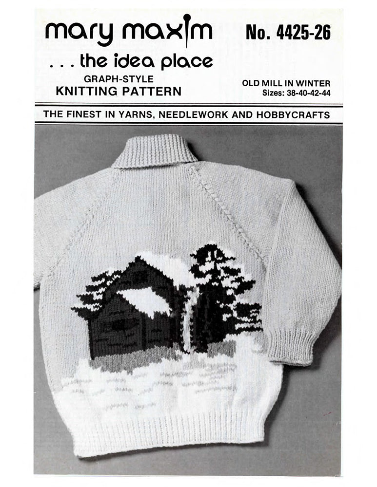 Old Mill in Winter Cardigan