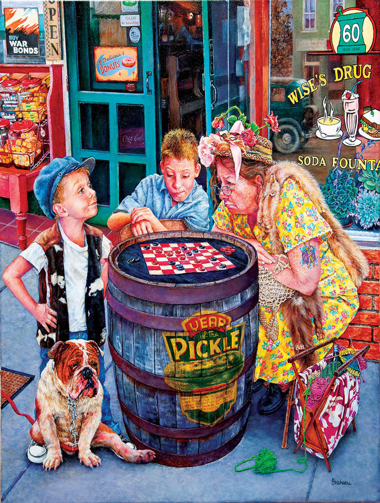 Checkers Anyone Jigsaw Puzzle
