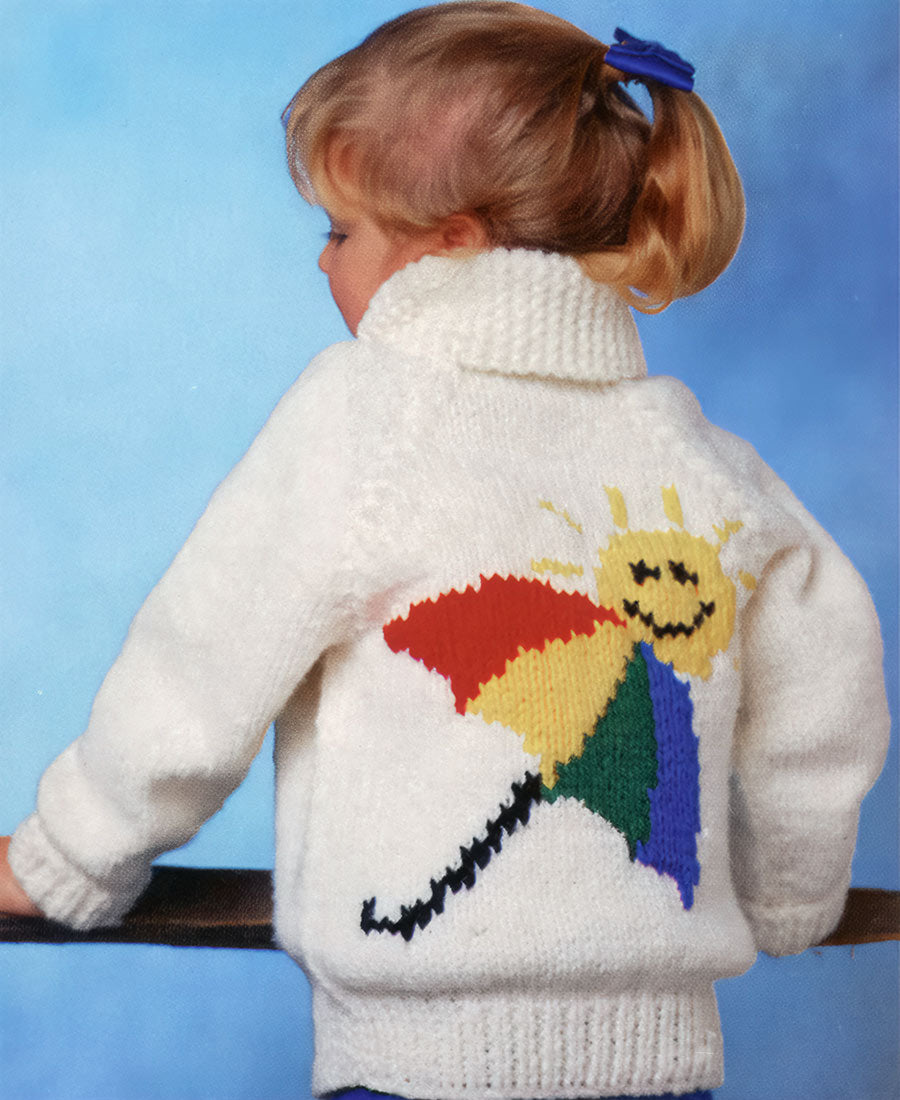 Patrón de suéter de paraguas Sunshine