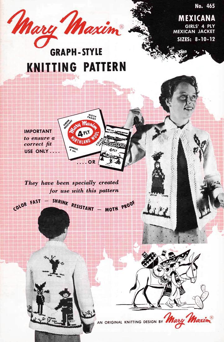 Patrón de chaqueta mexicana