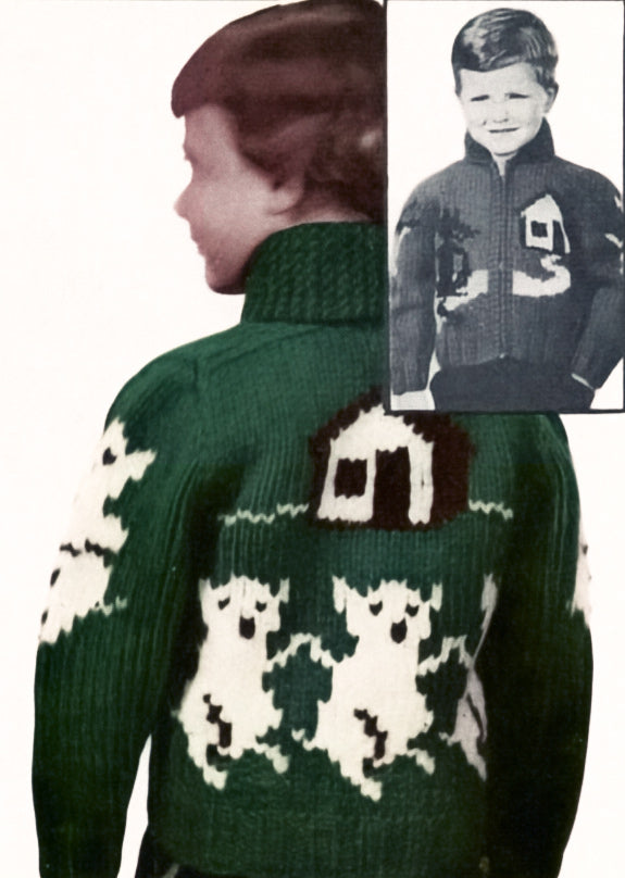 Three Little Pigs Cardigan Pattern