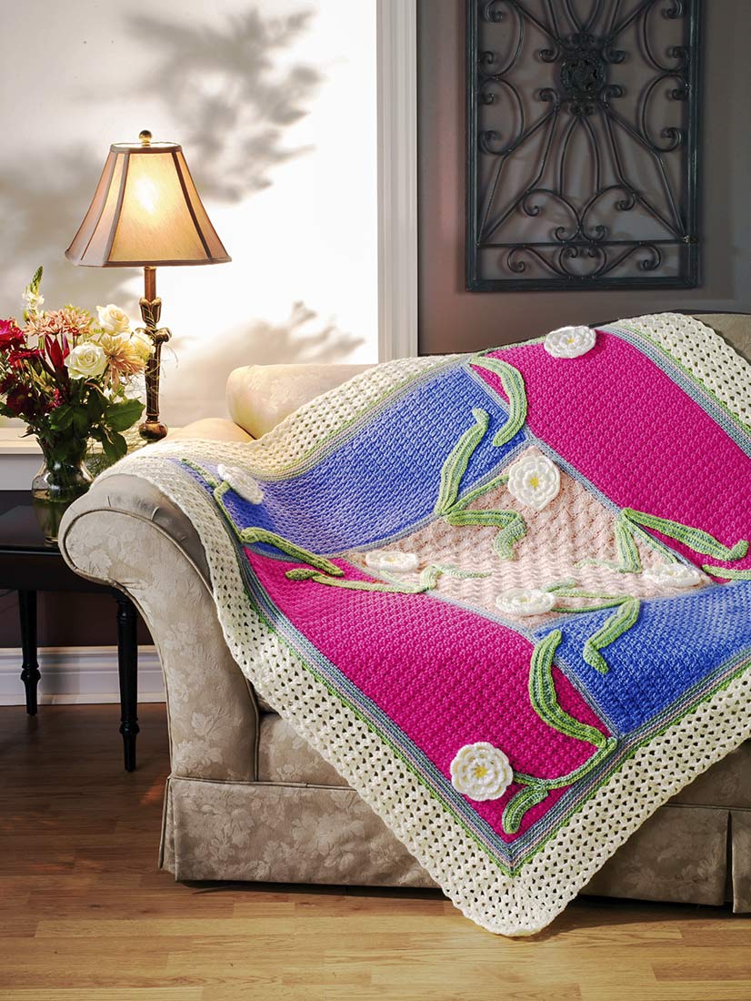 Patrón de tiro de peonías de Leona