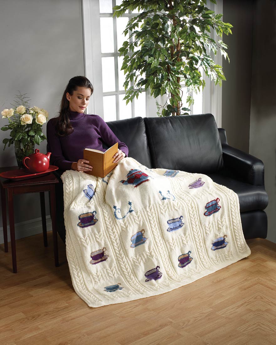Tea Time Throw Pattern