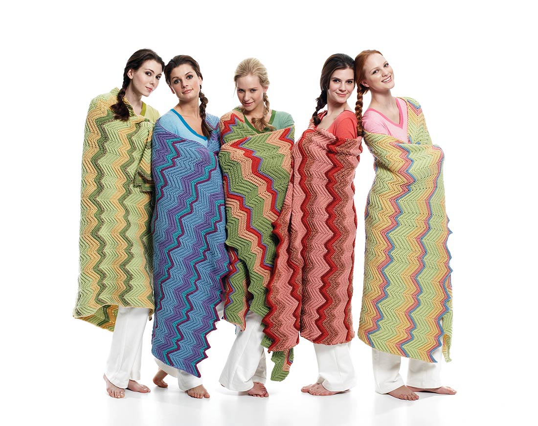 Bernat Ripple Afghan Pattern